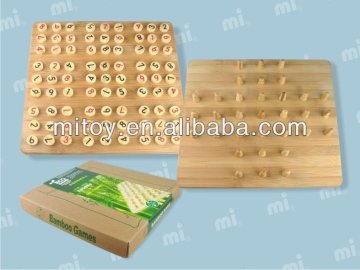 2 in 1 wooden Sudoku wholesale board game