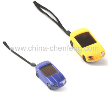 Promotional Mini Car Shape Solar Flashlights 