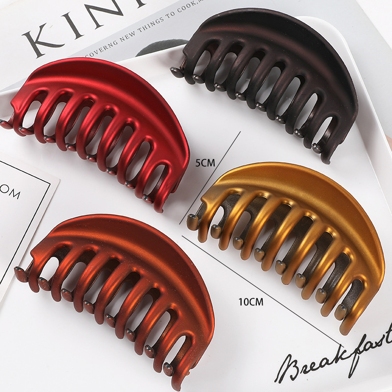 6.2cm square frosted claw clip hair acrylic acetate korean stylish hair clips for women claw