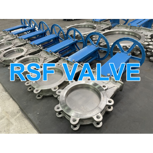 High quality CF8M Viton seat Knife Gate Valve