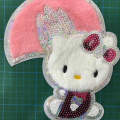 Patch de broderie lapin souriant pour vêtements