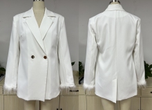 Stylish White Suit Jacket