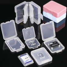 SD Card Plastic Injection Mould 8 Slot CF TF XD XQD SD Card Case Holder Package NM Nano Memory Card Case Micro SD Memory Boxes