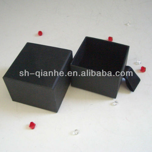 Black jewelry box for ring/drawer jewelry box