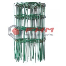 Rolled PVC Coated Green Border Fence for Garden