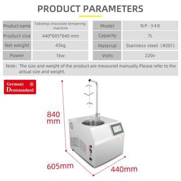 Automatic Mini Chocolate Tempering Machine