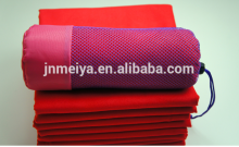 microfiber quick-drying antibacterial travel towel with net bag