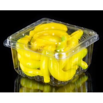 Boîte d&#39;emballage de fruits en plastique transparent jetable