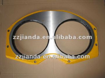 Junjin concrete pump spare parts (wear plate)