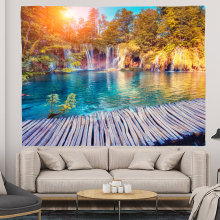 soft 3D door curtain decorative cloth tapestry