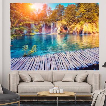 soft 3D door curtain decorative cloth tapestry