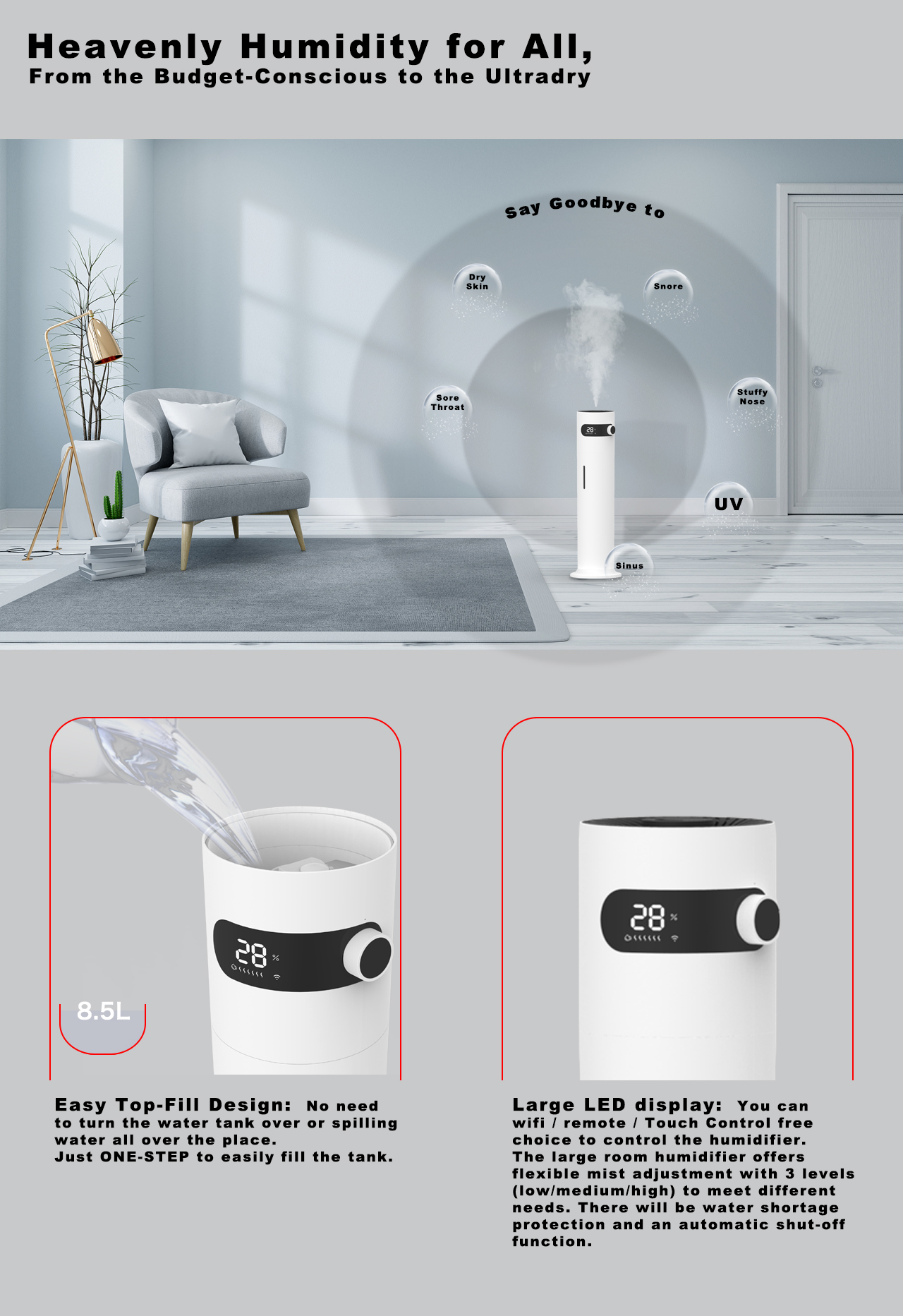 HTJ-2502C humidifier air HTJ-2502C humidifier air