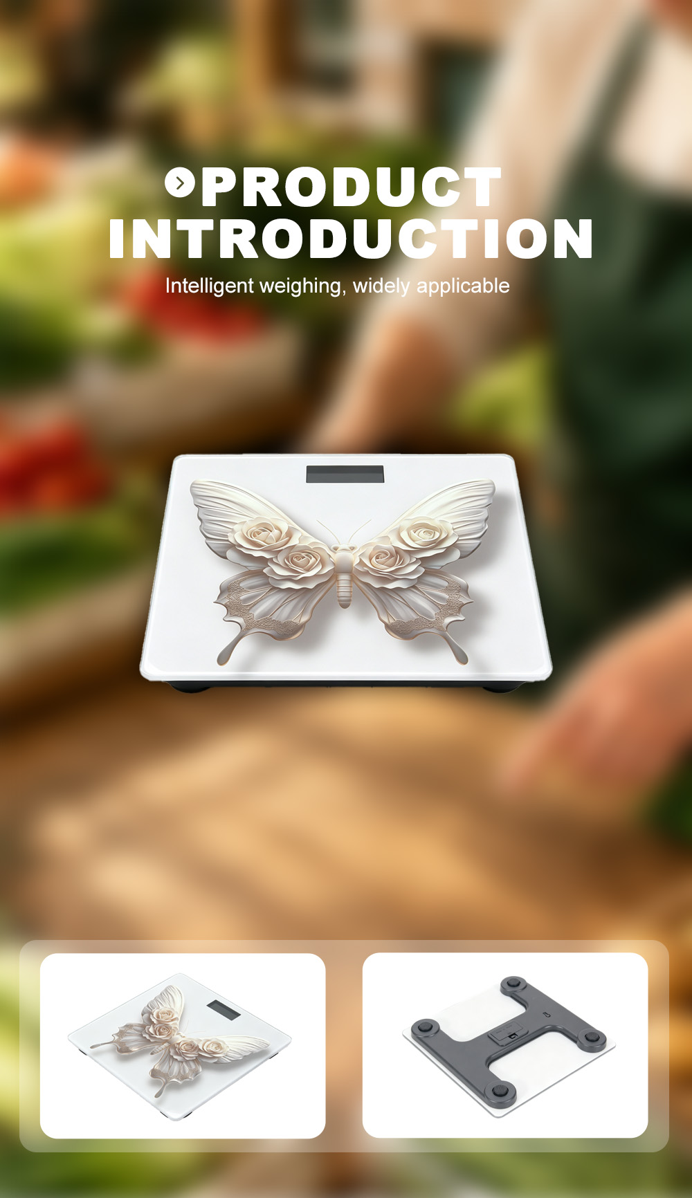 YHD‑2003 สเกลตัวเครื่องกระจกนิรภัย X YHD‑2003 Tempered Glass Body Scale X