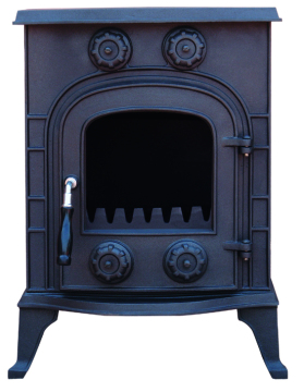 Matt Black Wood Burning Stoves Small Stove