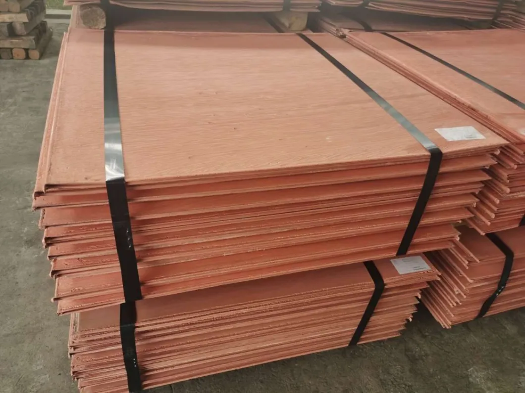 Pure Electrolytic Copper Cathode 99.99% Good Price for Sale