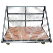 Insulating Glass Storage Trolley and Racks for Glass Factory