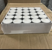 Large tealight candles 10hrs with private label candles