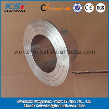 Customized sanitary welding ferrules with stub end