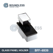 High Quality Zinc Alloy Glass Panel Holder/ Glass Shelf Support