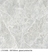 Glazed porcelain tiles floor