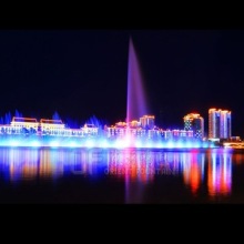 color floating dancing decrotive water music garden outdoor fountain