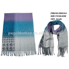 men acrylic winter woven shawls For whole sale