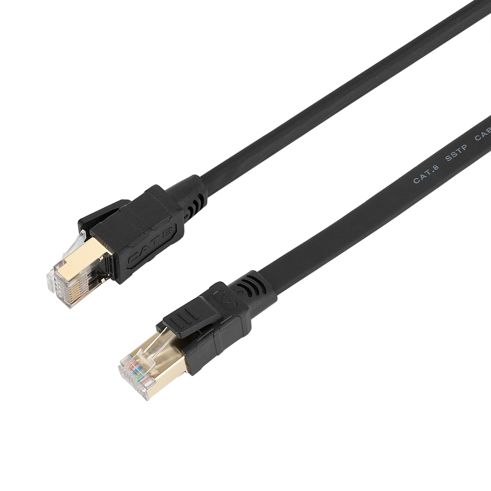 Panneau de cordon de raccordement de câble Ethernet CAT8 rétrocompatible