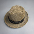 Stile uomo classico Fedora cappello di paglia