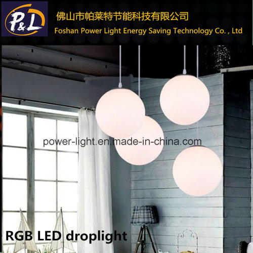 Droplight/decoración de la bola de LED de colores cambiables