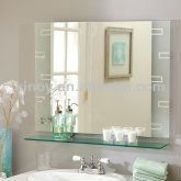 Double coated 4mm fancy bathroom mirrors
