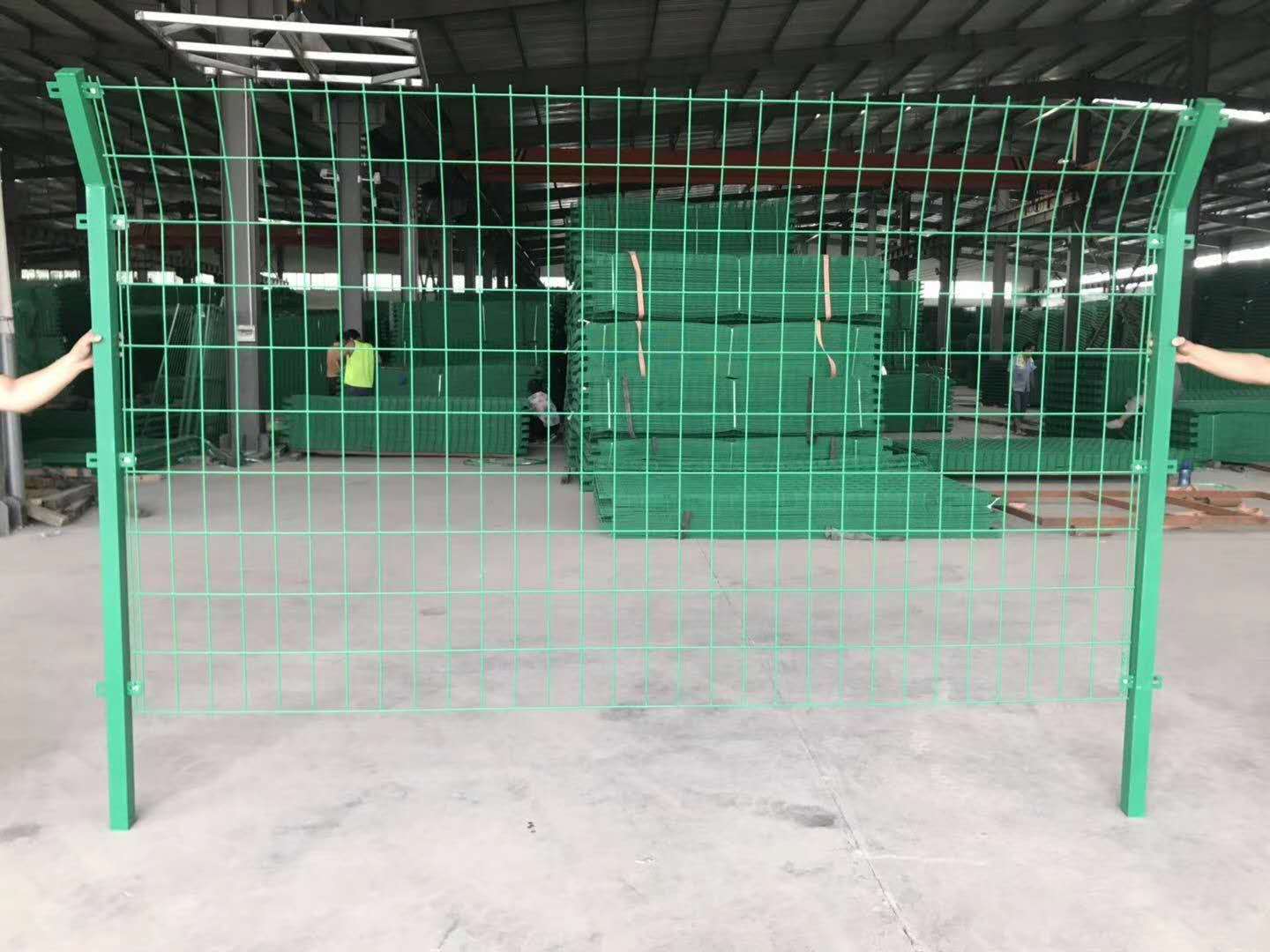 Valla de malla de alambre soldada anti-subida Anti climb welded wire mesh fence