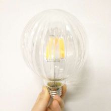 Stripe glass globe lamp G95 led filament bulb