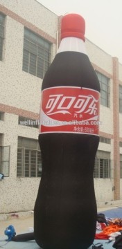 cheap inflatable coca cola bottle / inflatable bottle model for promition