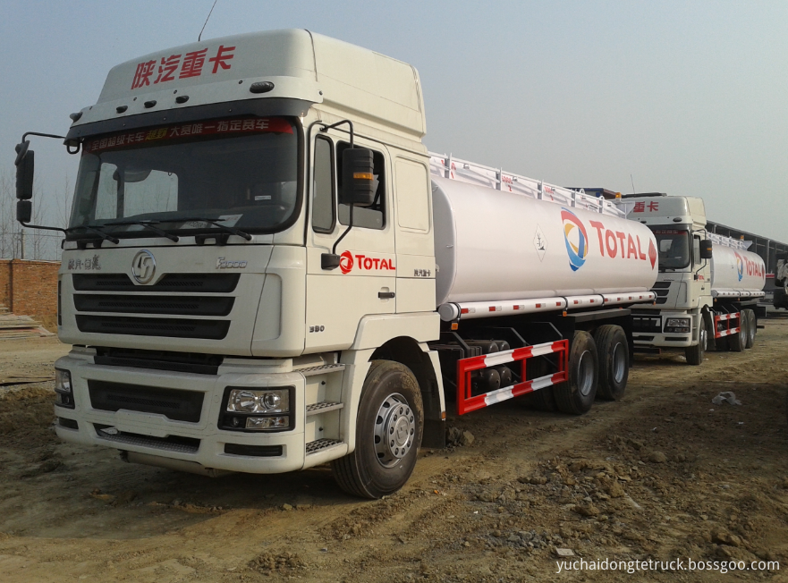 SHACMAN fuel refueling tank truck