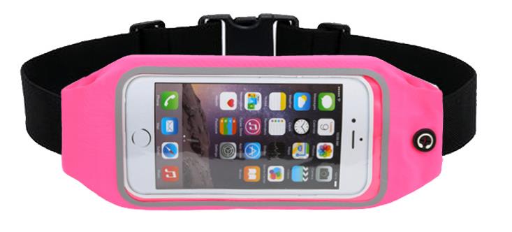 hi-vis reflective large space waterproof Running Waist Belt Pouch Case Fit For iphine series and other mobile phone