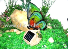 Butterfly On Stone Solar Decor Lights?