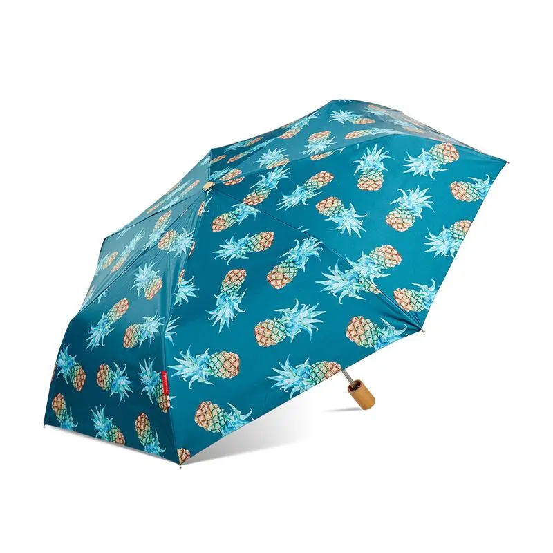 Rainproof Yellow Folding Umbrella for Sale Cheap Customizable Fashion Mini Compact Manual Reinforced 210t Canopy Lightweight