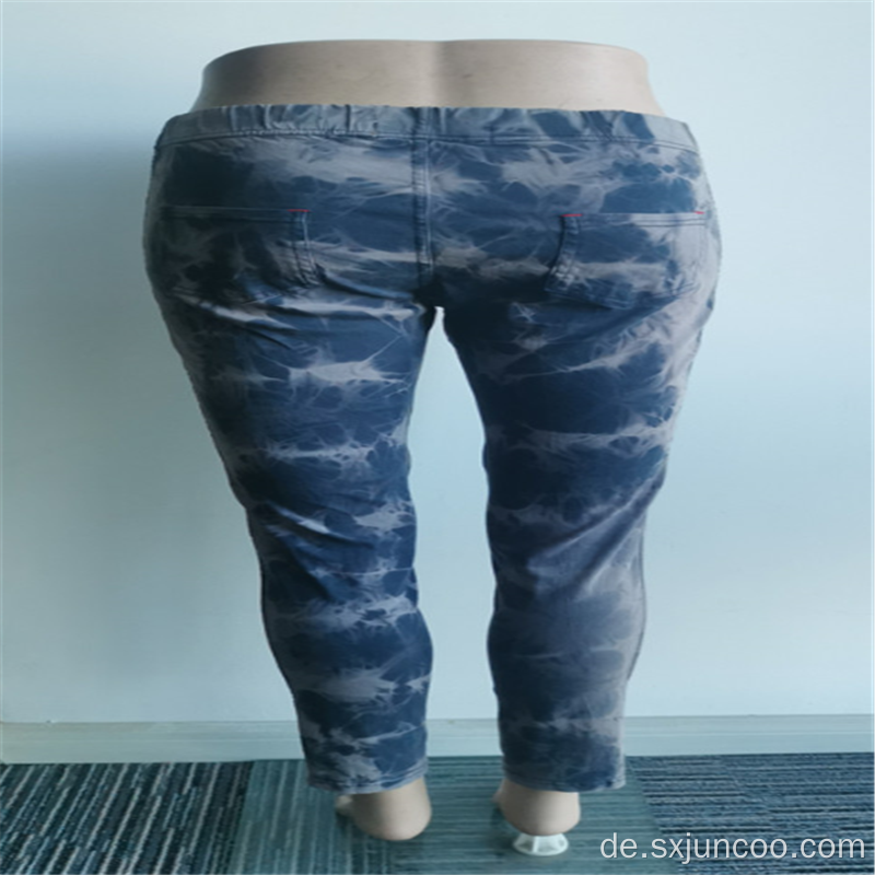 70% Rayon 25% Nylon 5% Spandex Casual Long Jeans im Freien