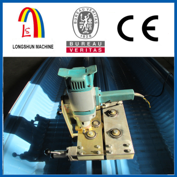 Seamer for metal roof panels Electric Seamer