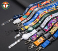 Ny stil färgglad tom värmeöverföring tryckt lanyard