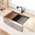 Ledge Workstation Farmhouse Kitchen Apron Sink