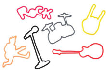 Custom Rubber Wrist Bands , Silicone Silly Bands Fantasy Bands