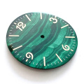 Green Peacock Gemstone Watch Dial