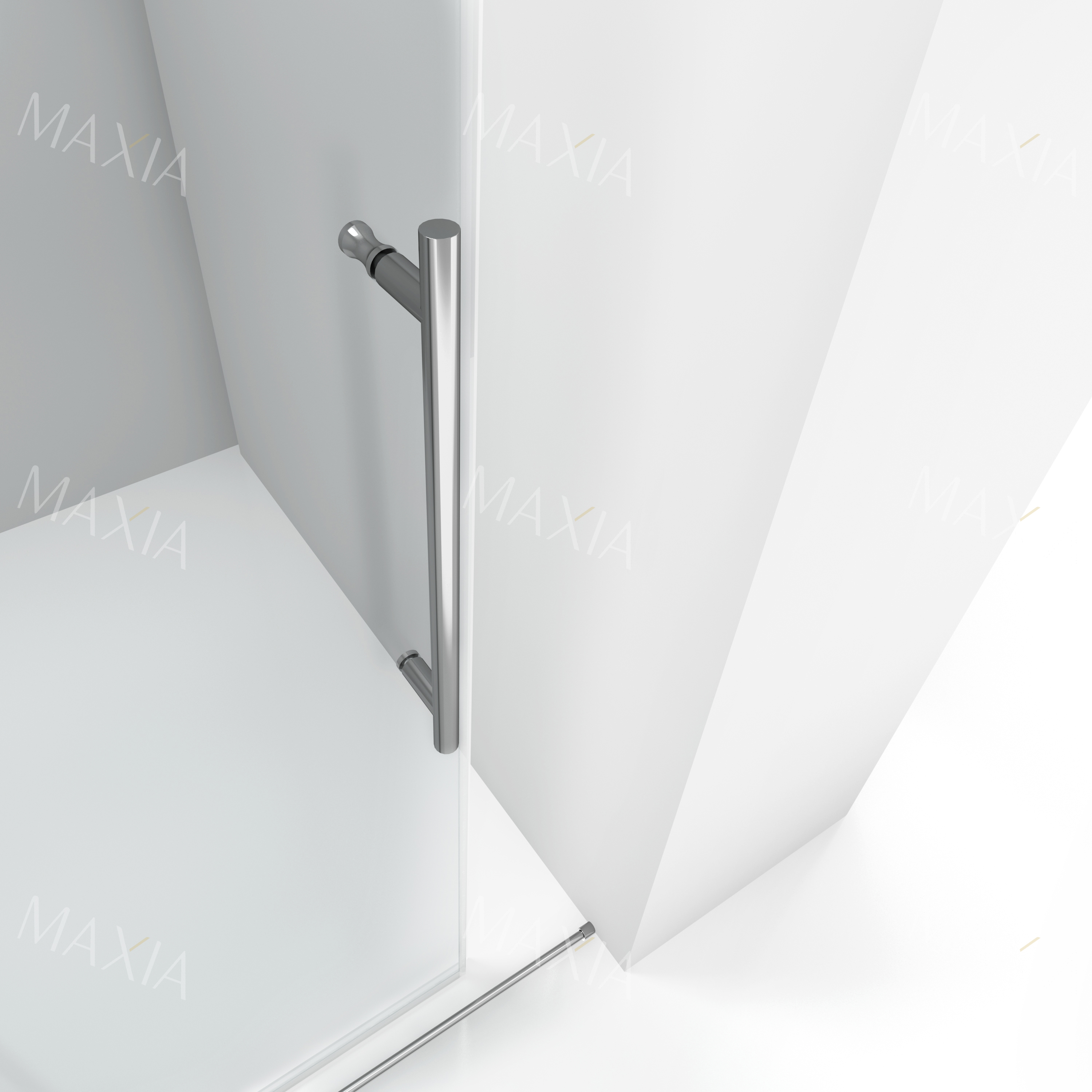 Черный один фиксированный и один раздвижный экран