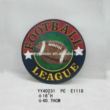 football embossed wall tin sign, wall decor