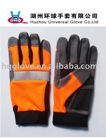 fluorescence orange safety glove