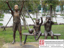 Garden Superb Bronze Sculpture