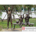 Jardin superbe Sculpture en Bronze