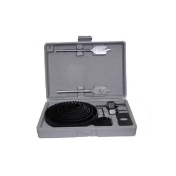 19PCS Carbon Steel Hole Saw Set