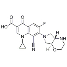 3-Quinolinecarboxylic acid, 8-cyano-1-cyclopropyl-6-fluoro-7-[(4aS,7aS)-hexahydropyrrolo[3,4-b]-1,4-oxazin-6(2H)-yl ]-1,4-dihydro-4-oxo- CAS 209342-40-5